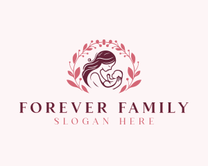 Mother Baby Child Care logo design