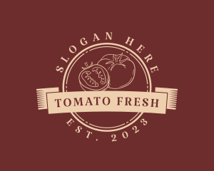 Fresh Tomato Produce logo design