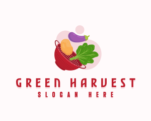 Vegetable Kitchen Cook logo design