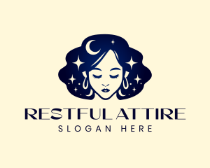 Sleeping Rest Woman  logo