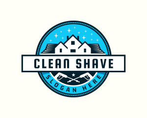 Clean Roof Pressure Washing logo design