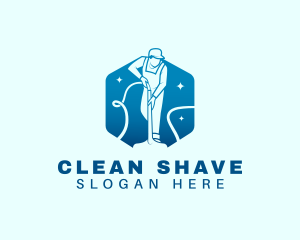 Cleaning Janitorial Sanitation logo design