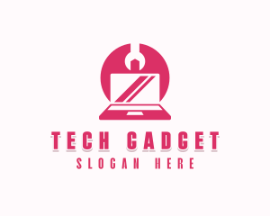 Laptop Gadget Repair logo design