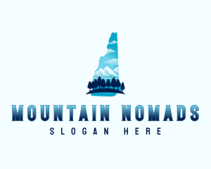 New Hampshire White Mountain logo design