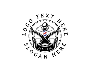 Barber Razor Groomer logo