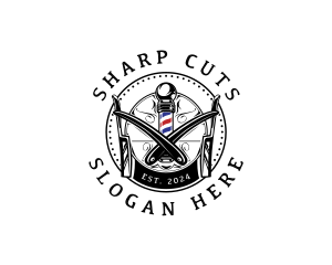 Barber Razor Groomer logo design