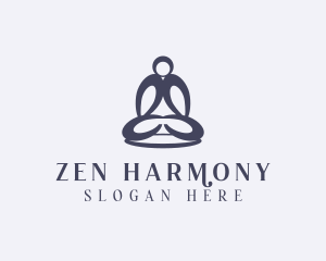 Zen Meditation Yoga logo design