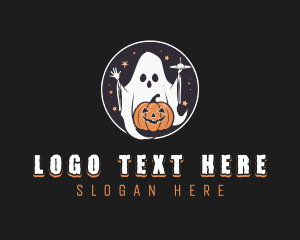 Pumpkin Alien Ghost logo