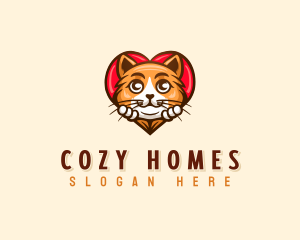 Heart Cat Veterinary logo design