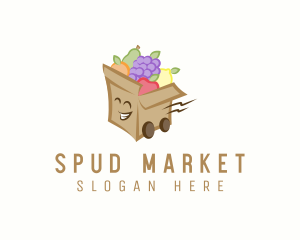 Fruit Market Delivery  logo design