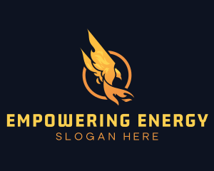 Power Energy Phoenix logo design