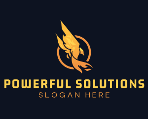 Power Energy Phoenix logo design