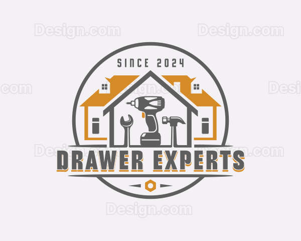 Renovation Carpentry Tools Logo