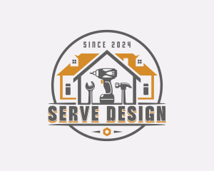 Renovation Carpentry Tools Logo