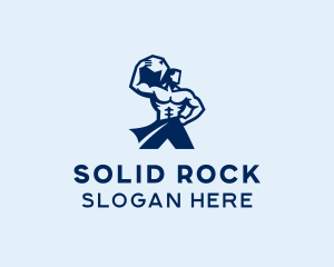 Rock Training Fitness logo design