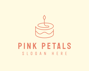 Birthday Cake Dessert logo design