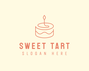 Birthday Cake Dessert logo design