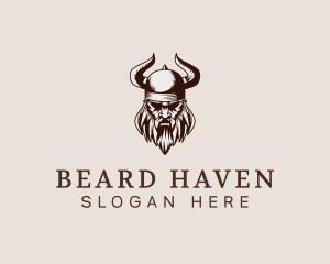 Viking Beard Man logo