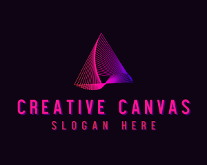 Creative Architecture Pyramid logo design