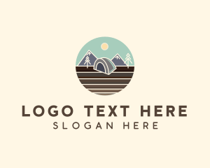 Camping Tent Field logo