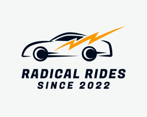 Thunderbolt Race Car logo design