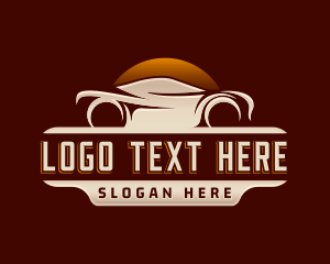 Automotive Sedan Car logo