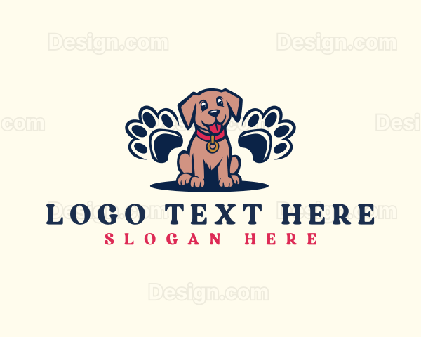 Canine Paw Pet Logo