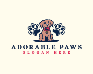 Canine Paw Pet logo design