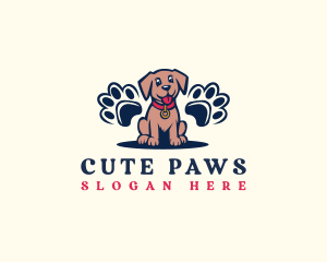 Canine Paw Pet logo design