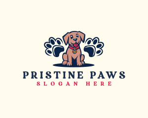 Canine Paw Pet logo design