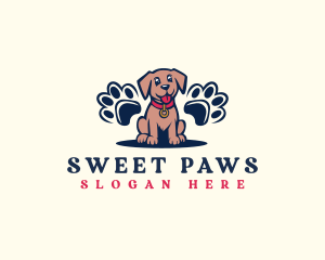 Canine Paw Pet logo design