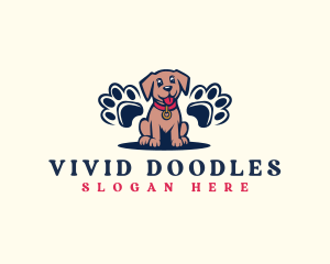 Canine Paw Pet logo design