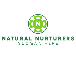 Nature Clover Leaf logo design