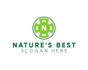 Nature Clover Leaf logo design