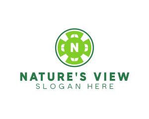 Nature Clover Leaf logo design