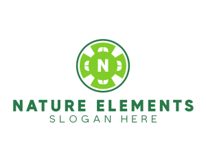 Nature Clover Leaf logo design