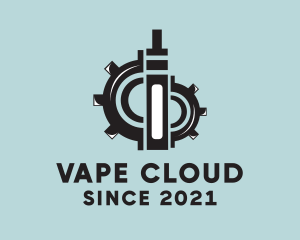 Vape Electronic Cigarette Gear logo design