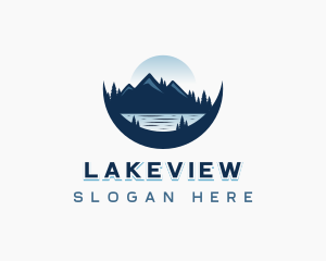 Mountain Lake Travel logo design