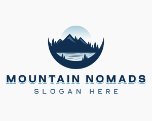 Mountain Lake Travel logo design