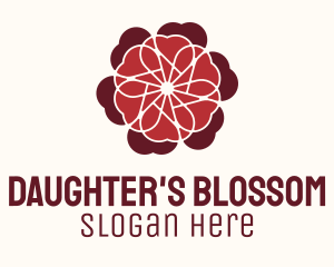 Flower Heart Decor logo design