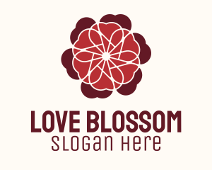 Flower Heart Decor logo design