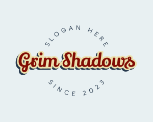 Round Shadow Business logo design