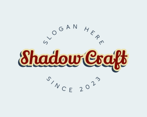 Round Shadow Business logo design