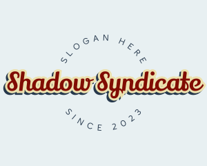 Round Shadow Business logo design