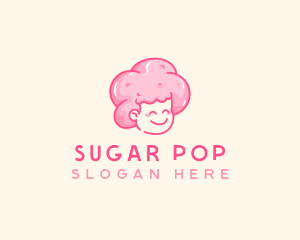 Cotton Candy Sweet logo design