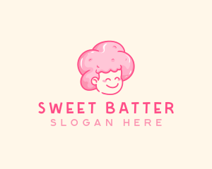 Cotton Candy Sweet logo design