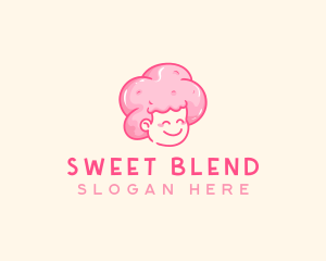 Cotton Candy Sweet logo design