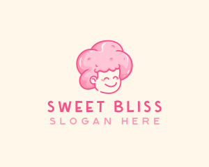 Cotton Candy Sweet logo design