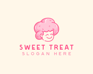 Cotton Candy Sweet logo design