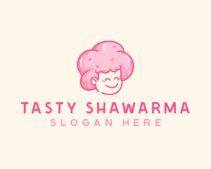 Cotton Candy Sweet logo design